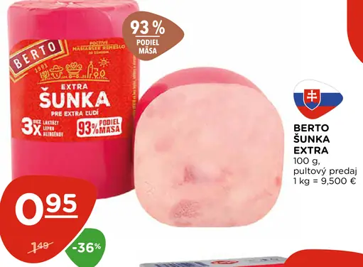 Berto šunka extra