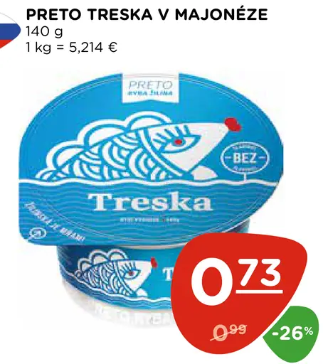 Preto treska v majonéze