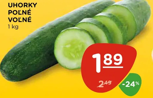 Uhorky poľné voľné