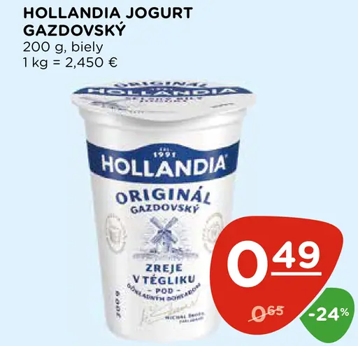 Hollandia Jogurt gazdovský