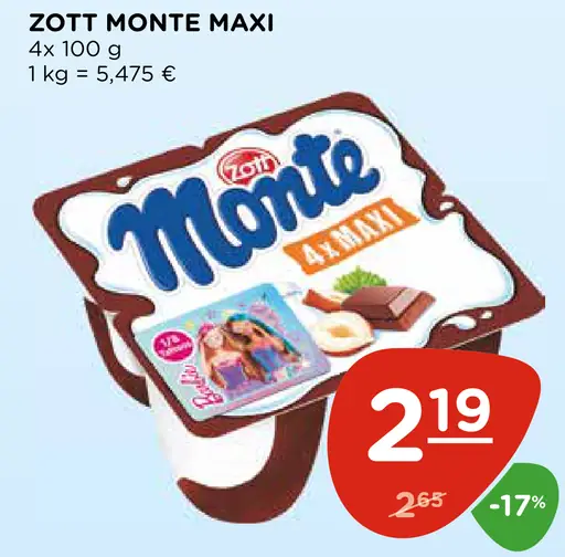 Zott Monte Maxi