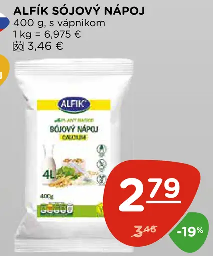 Alfík Sójový Nápoj