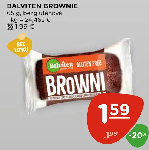 Balviten Brownie Bezgluténové