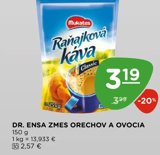 Dr. Ensa Zmes Orechov a Ovocia