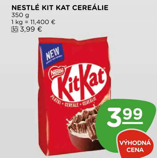 NESTLÉ KIT KAT Cereálie