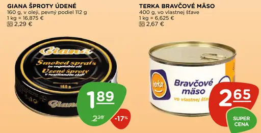 Giana Údené šproty