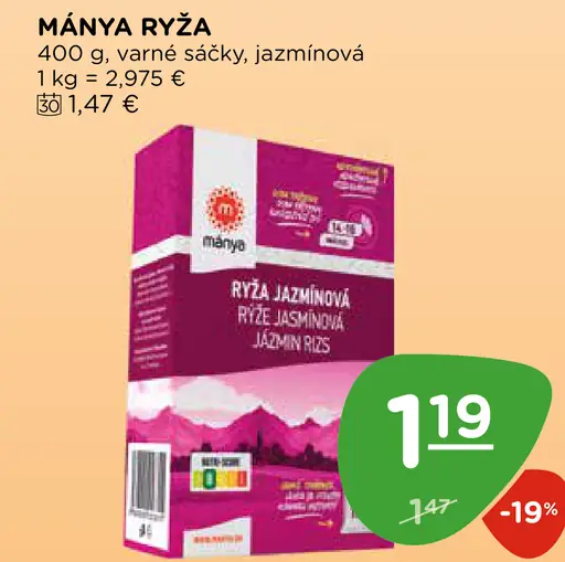 Máňa Ryža parboiled