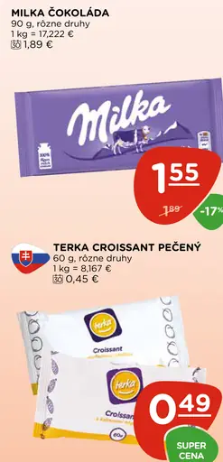 Milka Mliečna čokoláda