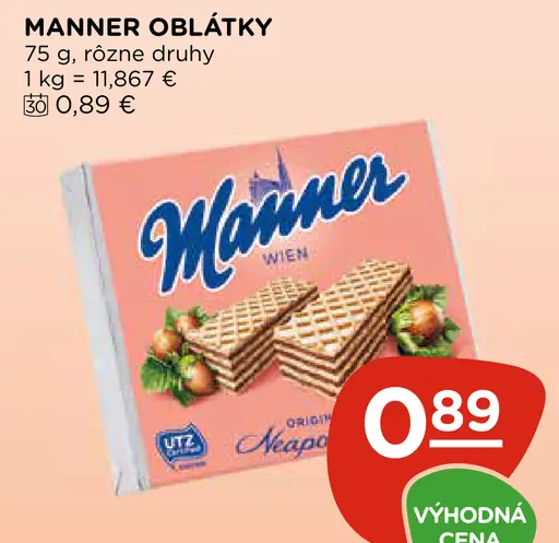 Manner oblátky