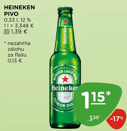 Heineken plechovka