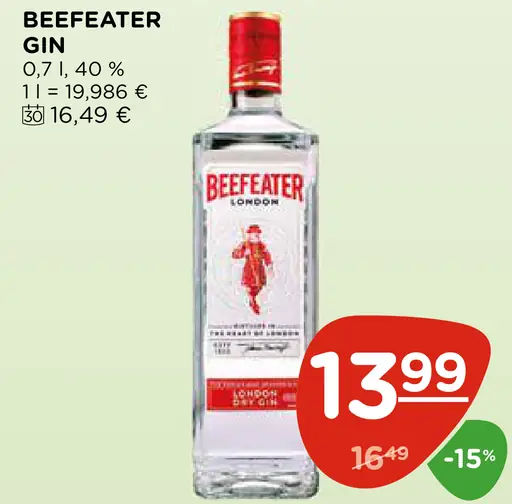 Beefeater gin