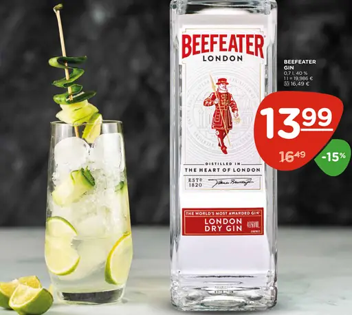Beefeater gin