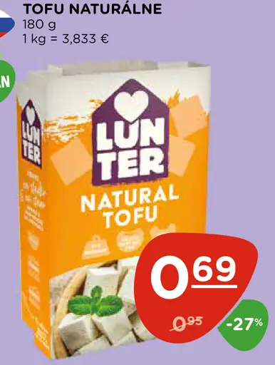 Lunter Tofu naturálne