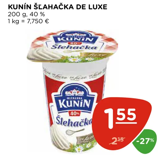 Kunín Šľahačka de Luxe