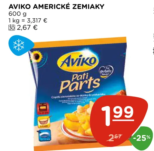 Aviko americké zemiaky