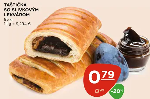 Taštička so slivkovým lekvárom