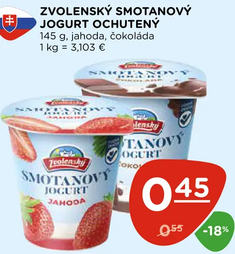 Zvolenský smotanový jogurt