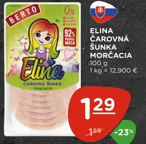 ELINA Čarovná šunka morčacia