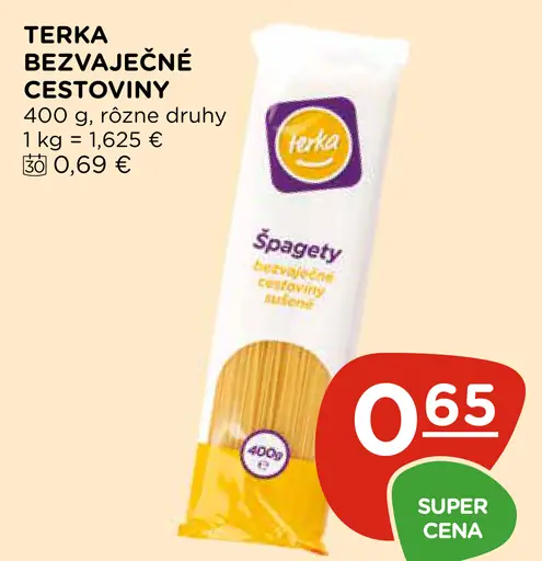 Terka Bezvaječné cestoviny