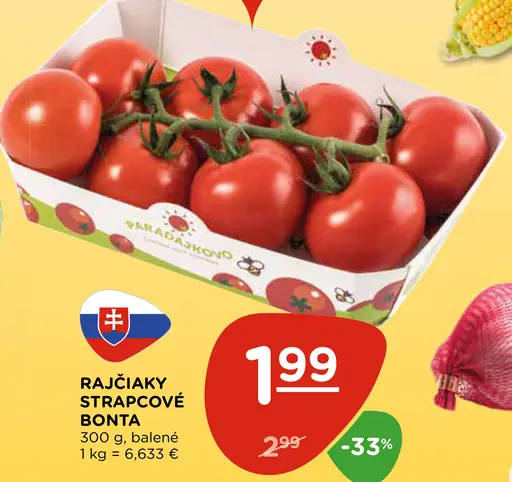 Paradajky strapcové Bonta