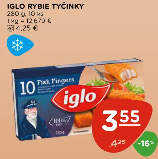 IGLO rybie tyčinky