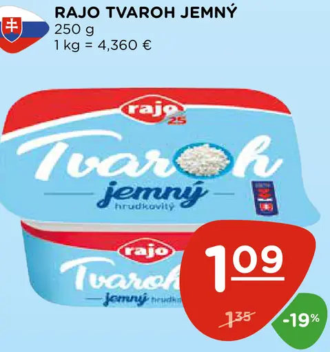 Rajo Tvaroh jemný