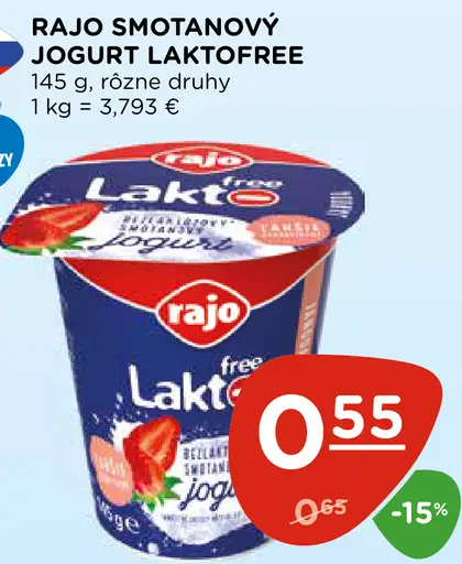Rajo Smotanový jogurt laktofree