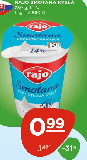 Rajo Smotana kyslá