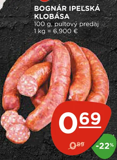 Bognár Ipeľská klobása