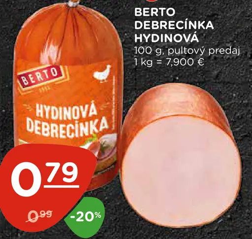 Berto debrecínka hydinová
