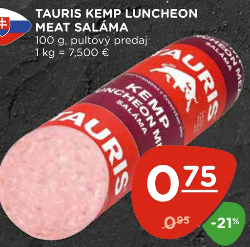 Tauris Kemp luncheon meat saláma