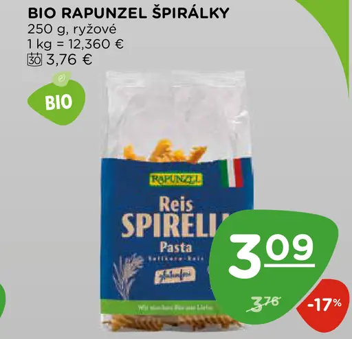 BIO Rapunzel špirálky