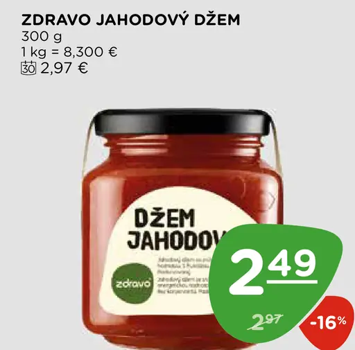 Zdravo Jahodový džem