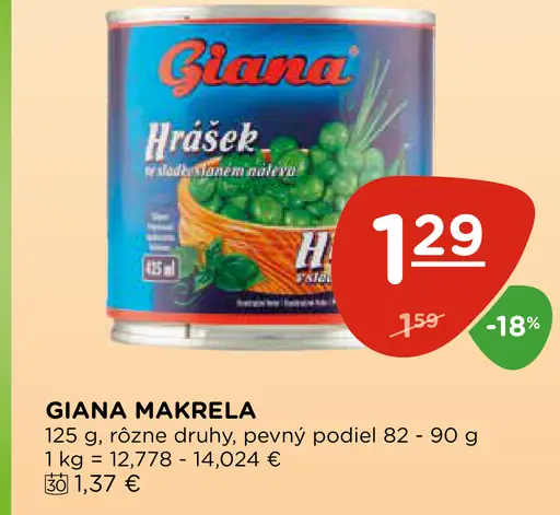 Giana Hrášok