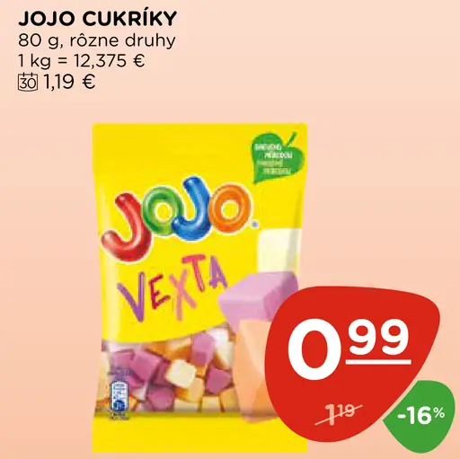 JoJo cukríky