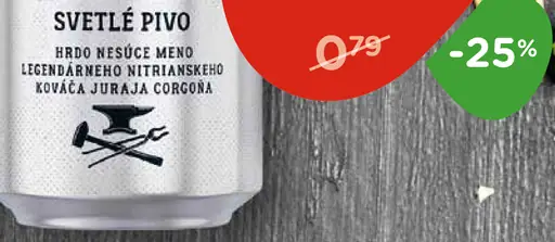 Corgoň plechovka