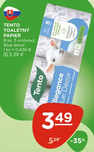 Tento toaletný papier