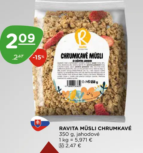 RAVITA Müsli chrumkavé