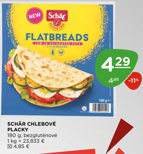 Schär Chlebové placky