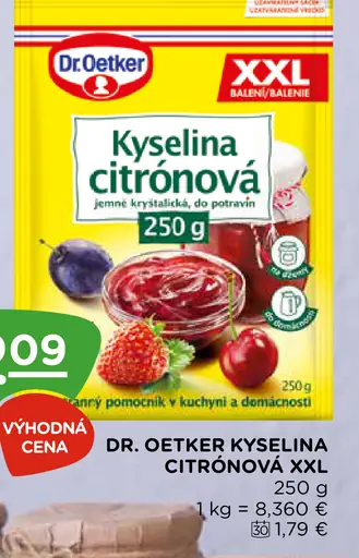 Dr. Oetker Kyselina citrónová