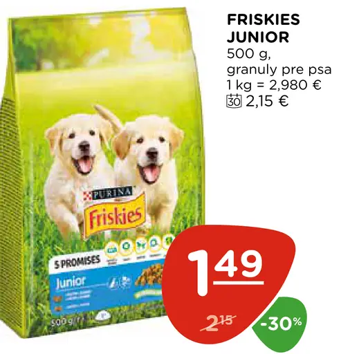 Friskies Junior granuly pre psa