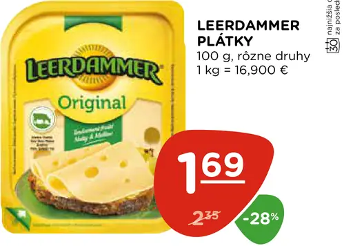 Leerdammer plátky