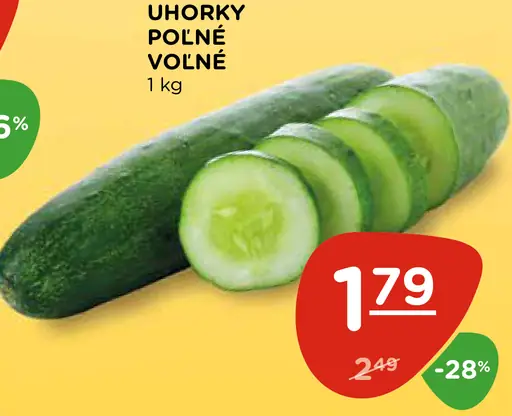 Uhorky poľné voľné