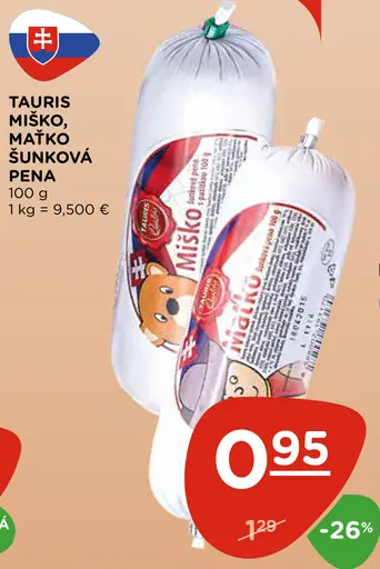 Tauris Maťko šunková pena