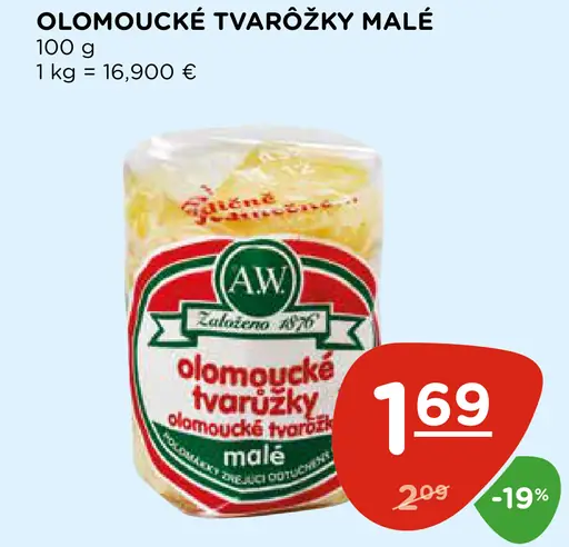 Olomoucké Olomoucké tvarôžky malé