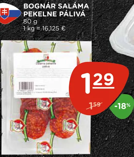 Bognár saláma Pekelne pálivá