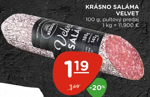 Krásno saláma Velvet
