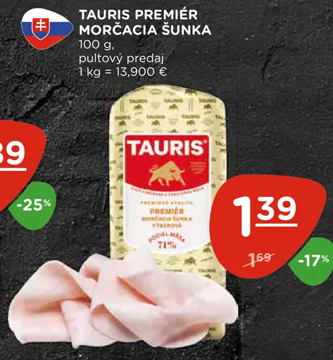 Tauris Premiėr morčacia šunka