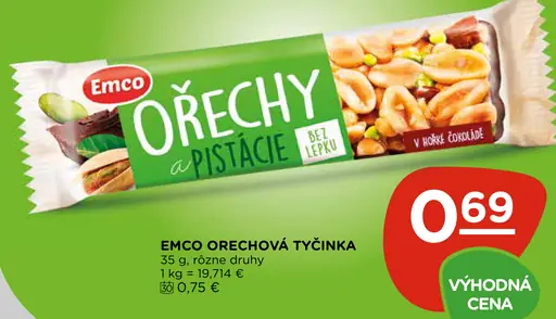 Emco orechová tyčinka