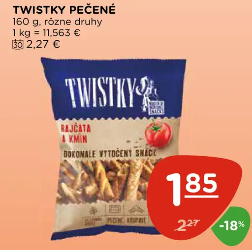 Twistky pečené rajčatá a min